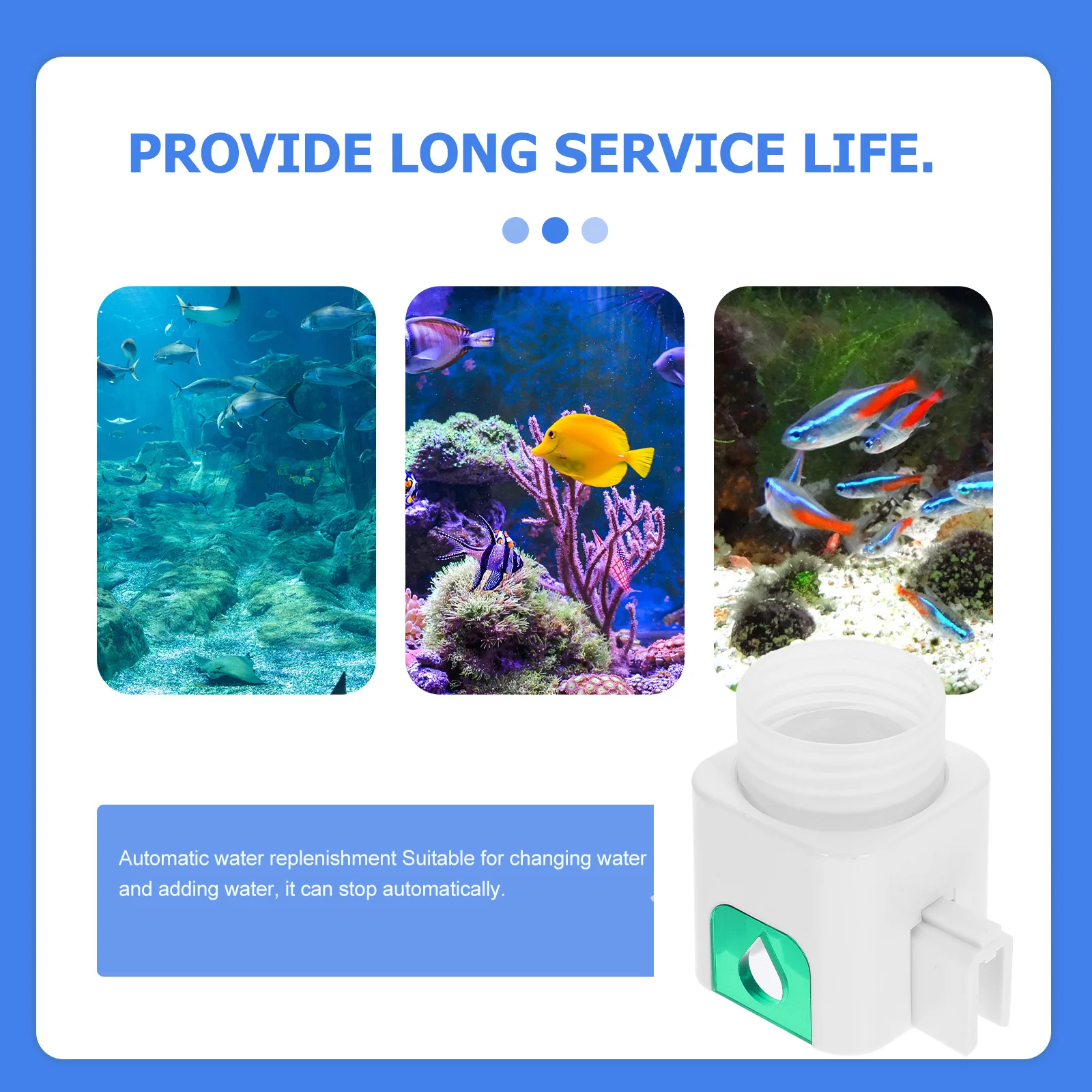 

Automatic Water Refill Controller Fish Tank Aquarium Water Level Controller Durable Noise Reduction Replenishment Tool Green