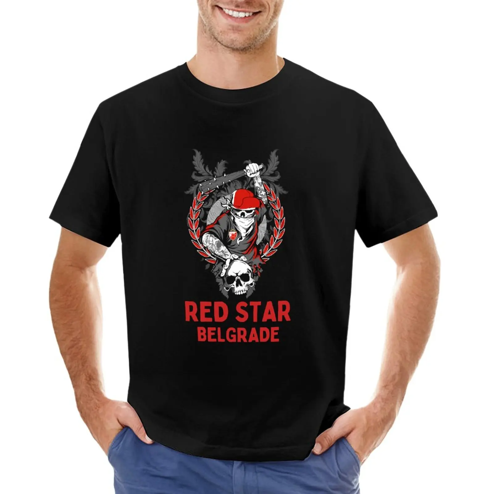 Red Star Belgrade Crvena Zvezda T-Shirt t shirt man custom t shirt t-shirts man t shirt men