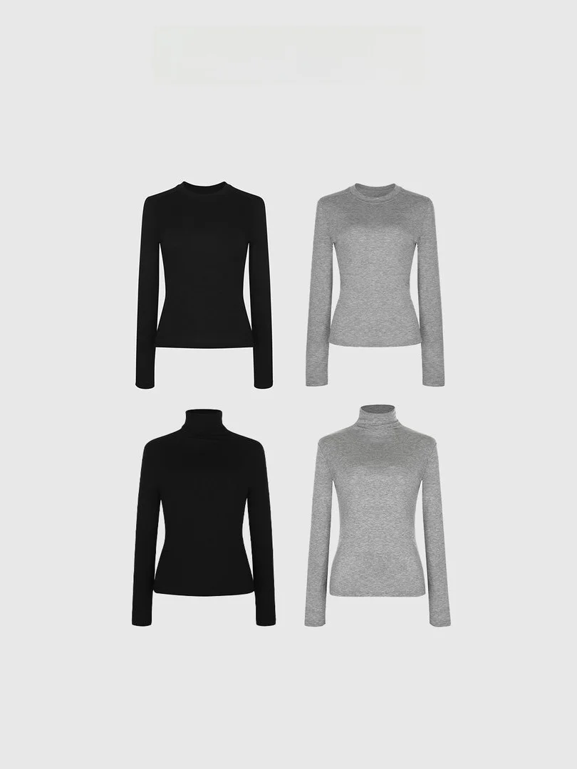 

Теплый пушистый свитер с длинными рукавами BFFBA760KBA76KK от Tang Jialing Sister Cozy Series, ультратонкий термовязаный женский свитер