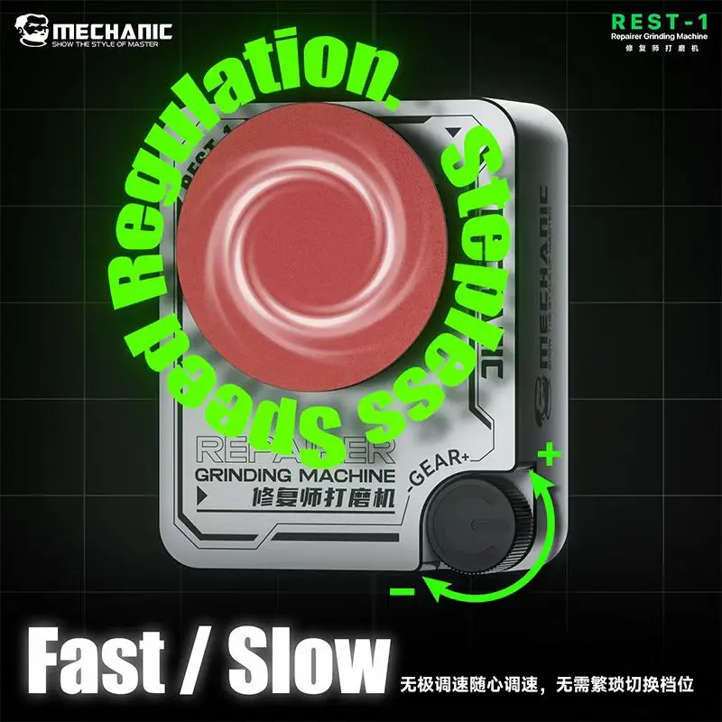 MECHANIC REST-1 Polishing Machine Infinite Speed Precision Phone IC Chip Grinding Polisher Maintenance Repair Friction Tool