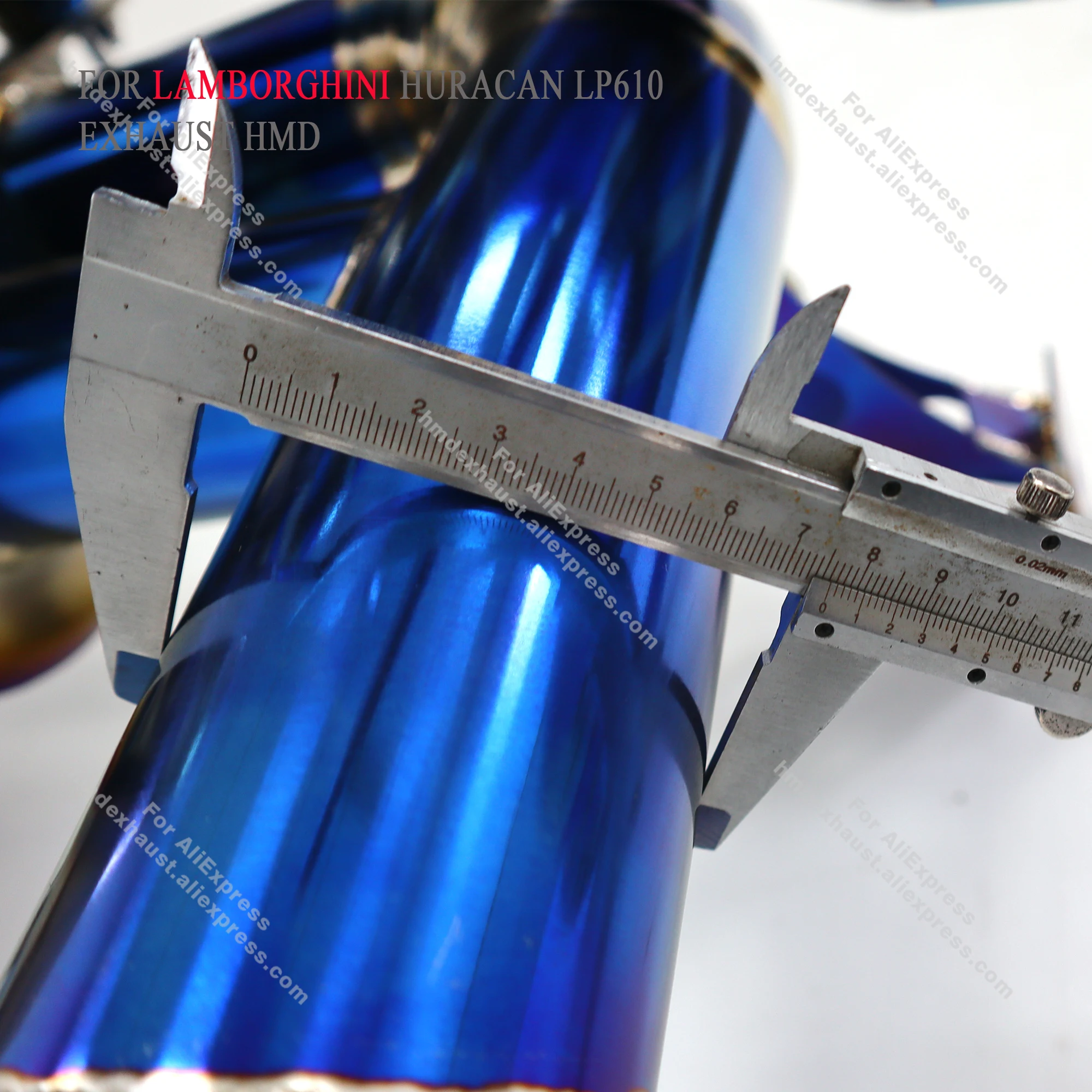 HMD Catabck Manifold for Lamborghini LP580-2 LP610-4 Coupe Vacuum valves Long service life Ti Exhaust system Muffler