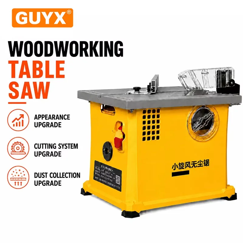 Portable Woodworking Table Saw Electric Multi-Function Precision Dust-Proof Decoration Cutting Machine for Wood Flooring Cutting