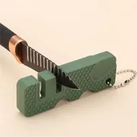 1PC Outdoor Portable Knife Sharpener Camping Tools Mini Small Sharpening Stone Knife Sharpening Magic Tool