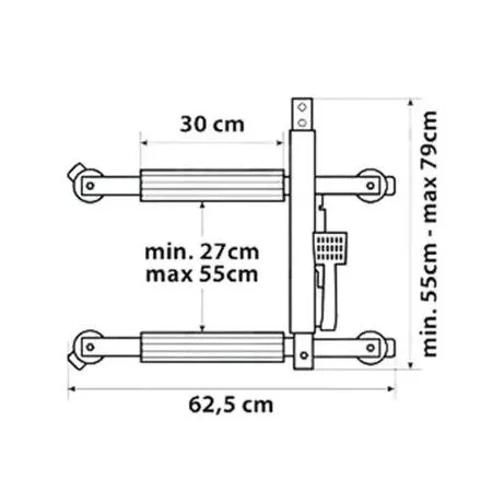 Accessories For Vehicles 3 Ton To 4 Ton Auto Positioning Jack Lever Type Motors Trailer Off-road Vehicle Accessories