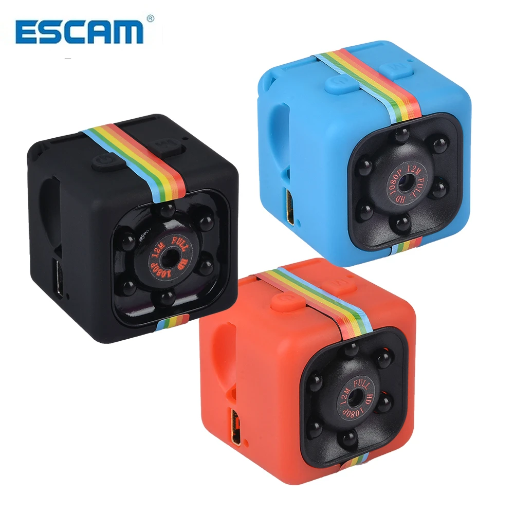 ESCAM  Mini Camera HD 1080P Sensor Night Vision Camcorder Motion DVR Micro Camera Sport DV Video Small Camera For Outdoor