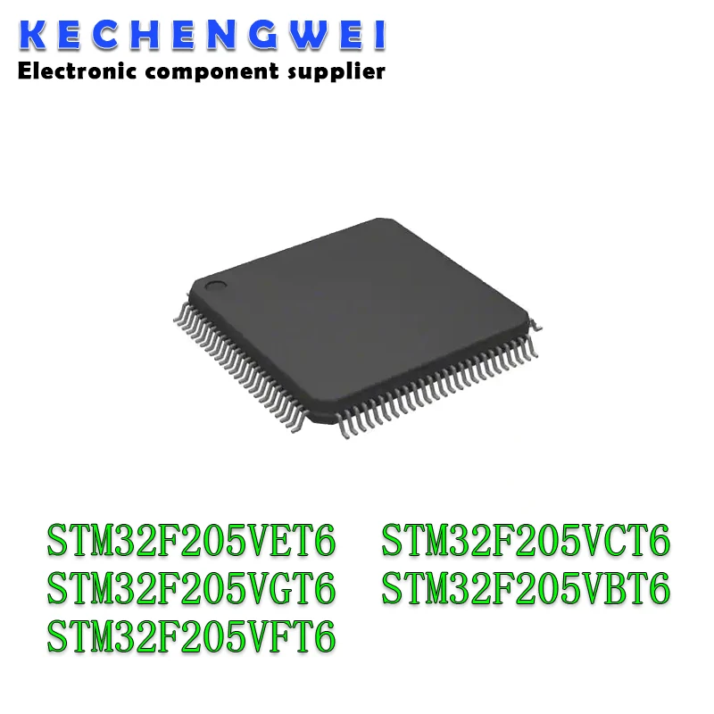 STM32F205VET6 STM32F205VBT6 STM32F205VCT6 STM32F205VGT6 STM32F205VFT6