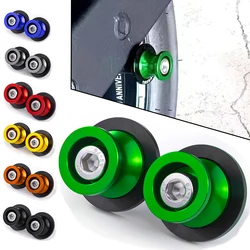 For Kawasaki Ninja ZX6R ZX636 250SL 250 300 400 650 1000SX Motorcycle Swingarm Spools Rear Stands Screw Sliders Accessories