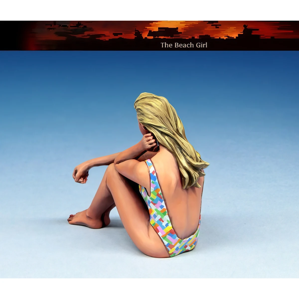 

1/35 Resin Unpainted Model Kit, Beach Girl Unassembled and Unpainted GK