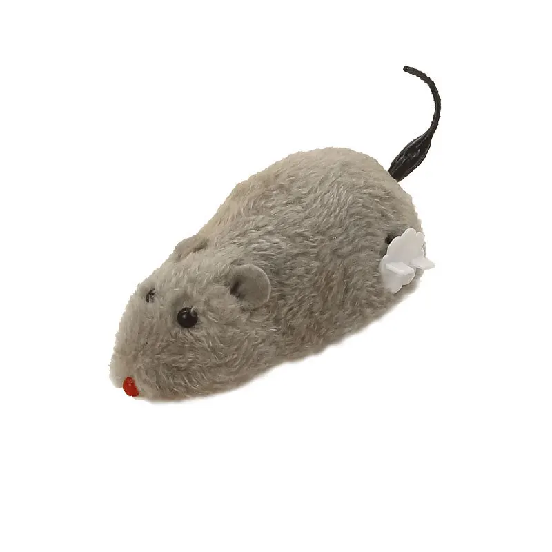 Fun and Interactive Plush Wind-Up Mouse Toy for Cats Dogs and Kids Mechanical Moving Animal Toy for Playtime and Pranks gallery 4