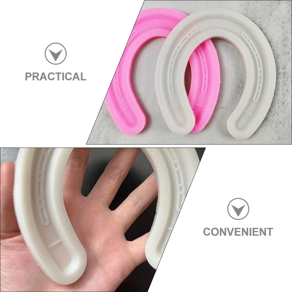 

Scented Mold Silicone Soap Mold Horseshoe Shaped Mold Flexible Making Mold Craft Silicone Mold