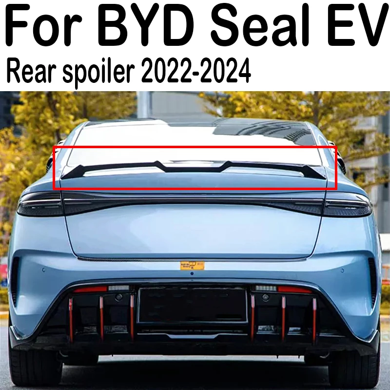 

For 2022 23 24 BYD Seal EV Rear Trunk Lid Boot Ducktail Lip Spoiler Wings