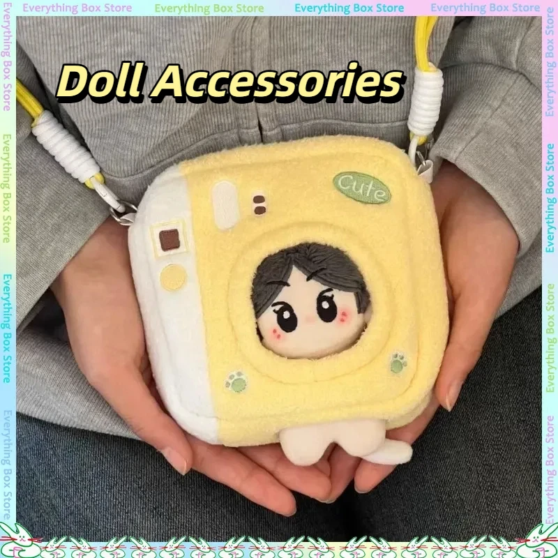 

Хлопковая сумка для куклы с героями мультфильмов для кукол 10-13 см, плюшевая диагональная сумка через плечо, декоративный аксессуар для куклы для активного отдыха