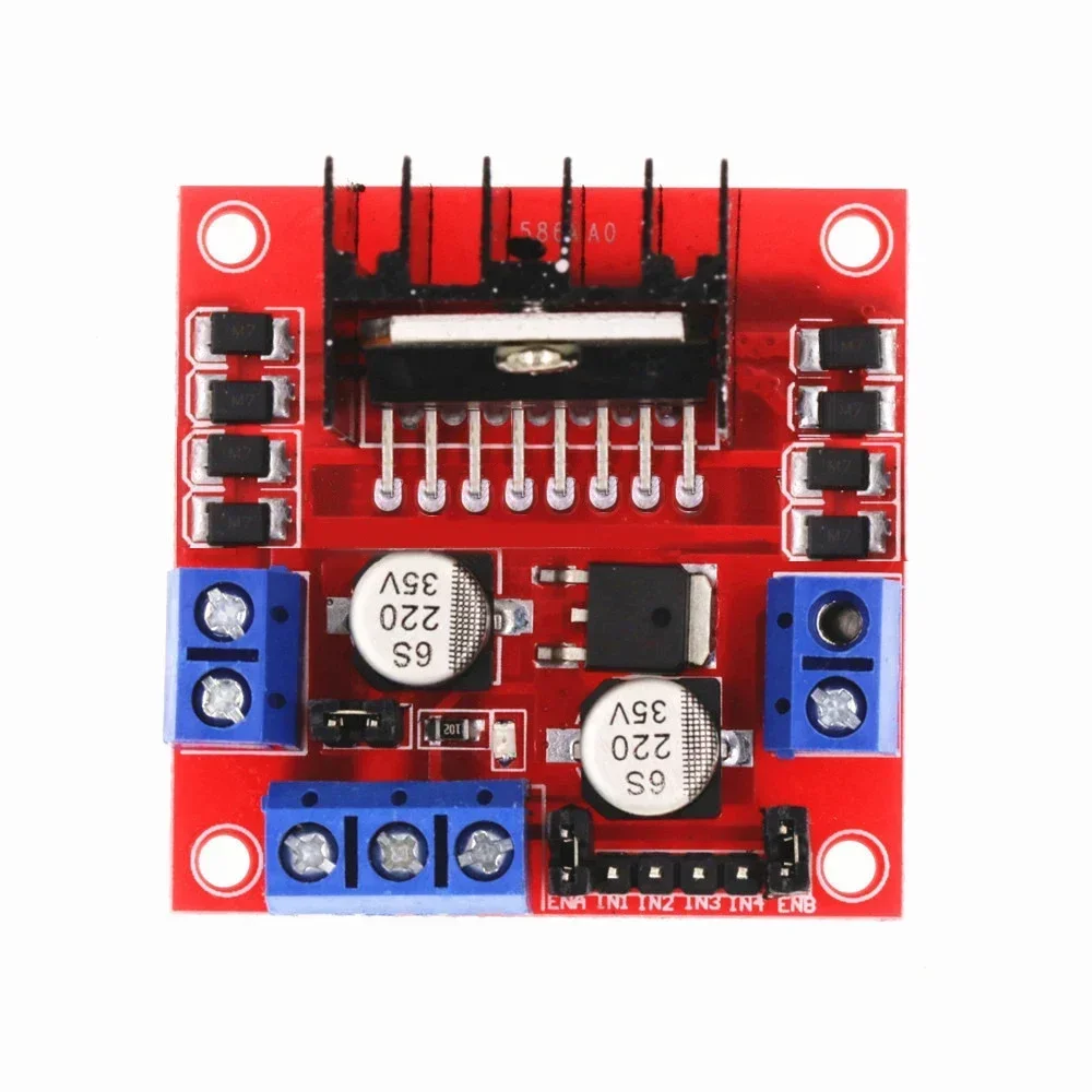 1 pz L298N Modulo Driver Motore DC Ad Alta Potenza L298 motore passo-passo smart car robot breadboard peltier per Arduino