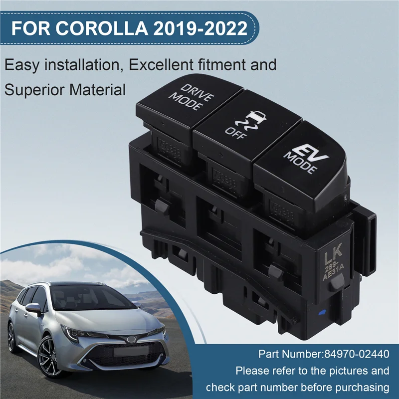 

A60E-EV Electronic Double Engine Mode Selector 84970-02440 For Toyota Corolla 2019-2022 Automotive Enhancements