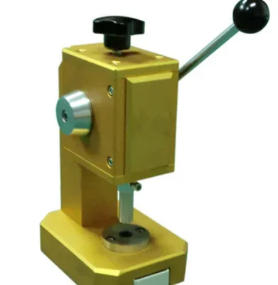 Hand Operated Coin Cell Hole Punching Machine For Cutting Battery Electrode Punch