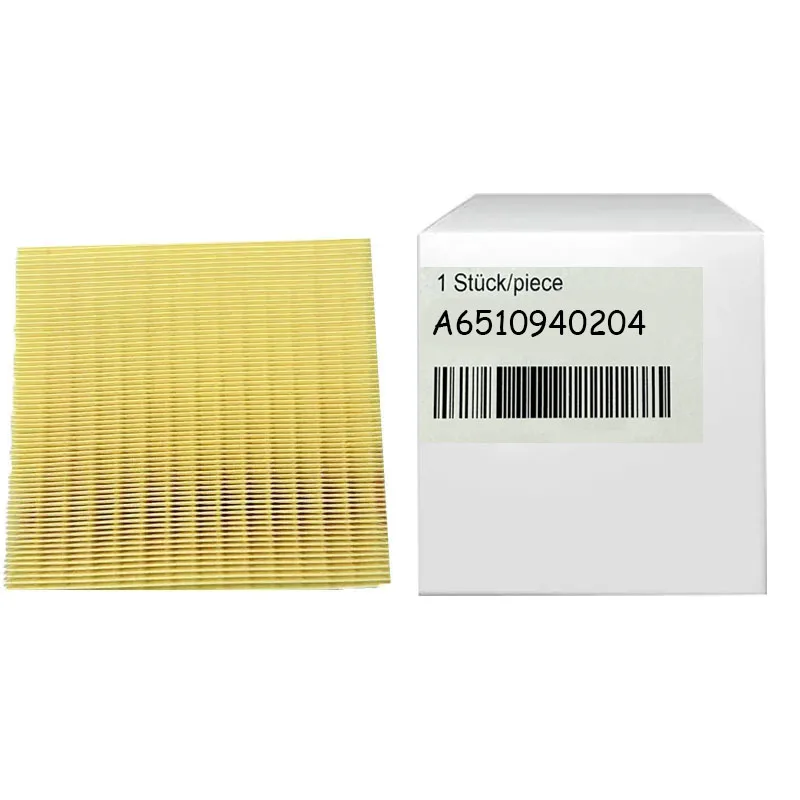 Car Air Filter Cleaner Element A6510940204 6510940204 for Mercedes Benz W176 W246 C117 X156 A180 A200 B220d CLA GLA220 CDI