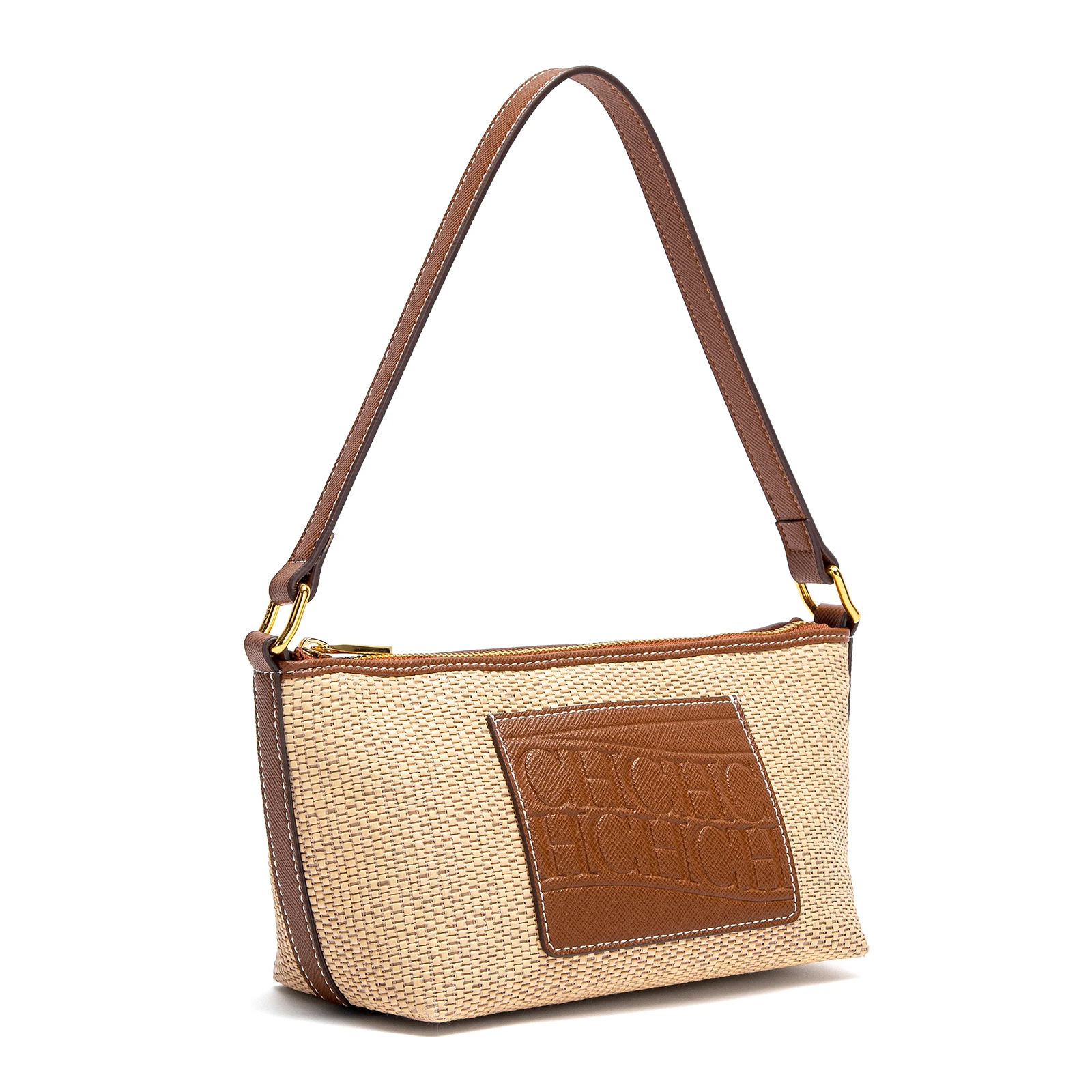 

CHCH Women's Handbag Summer New PP Grass Weaving Leisure Beach Bag Women's Vacation Wallet