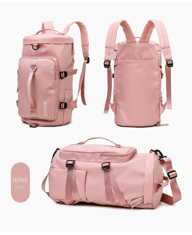 Sac à main de sport de grande capacité pour femme, sac de fitness, sac de rangement multifonctionnel, initié, PO Travel SR