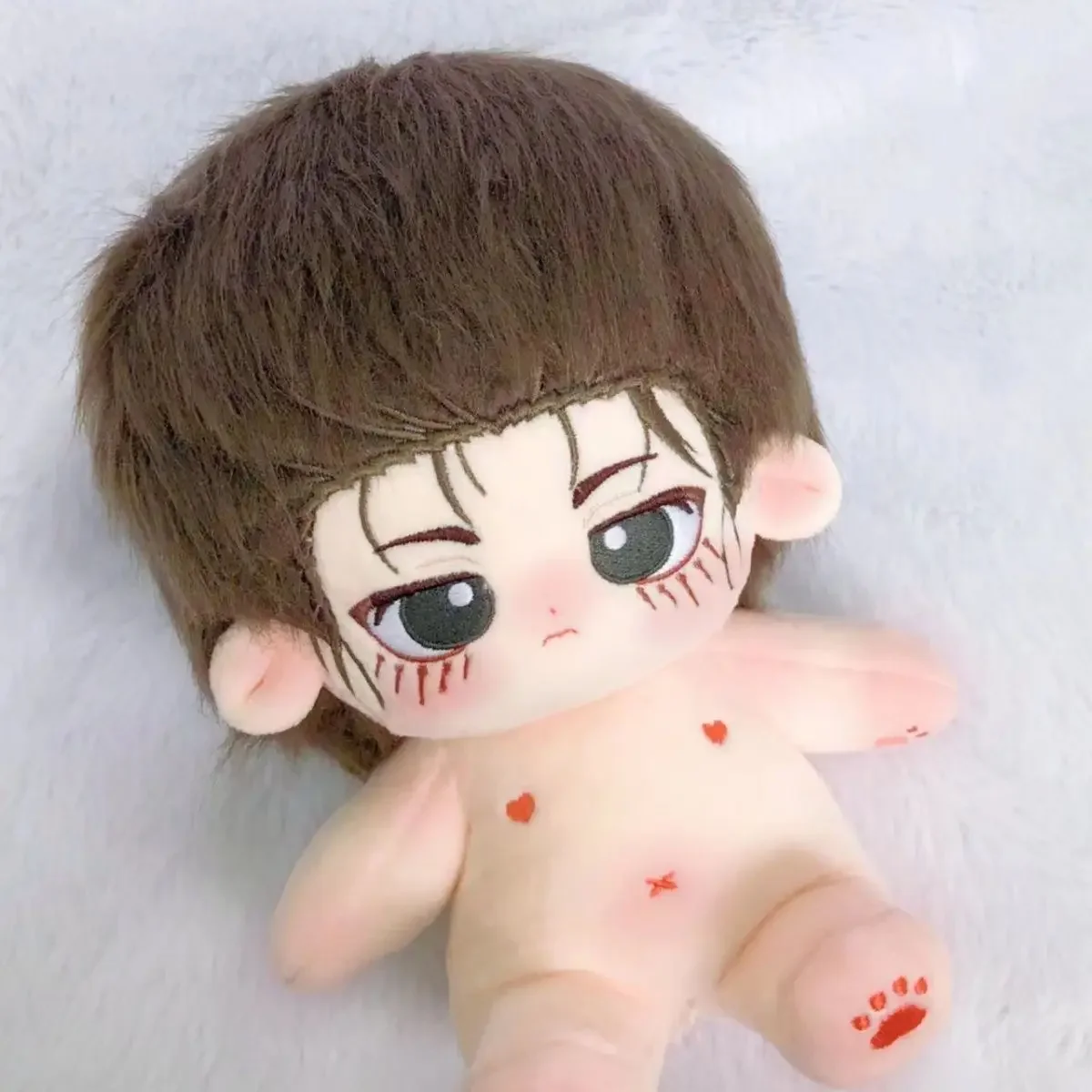 アニメ進撃の巨人エレンイェーガーエレンイェーガーゲームコスプレ-20-センチメートル属性ぬいぐるみフィギュア漫画ぬいぐるみ誕生日プレゼントギフト