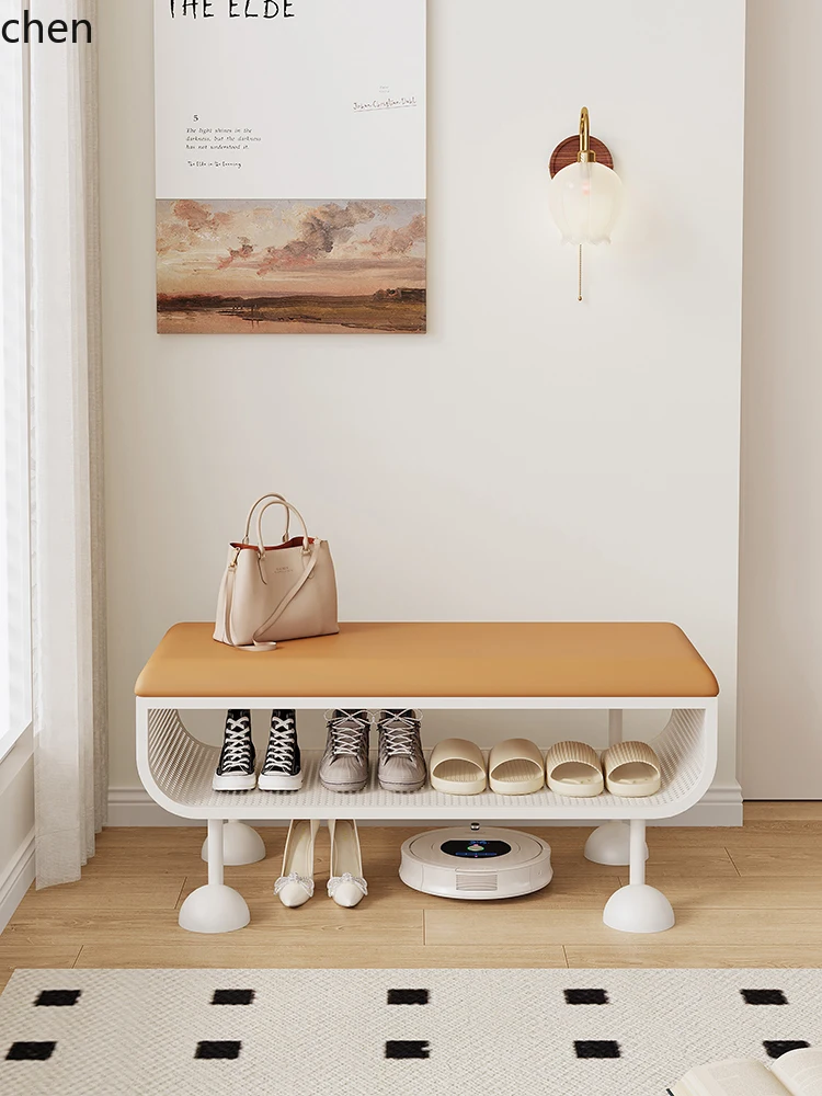 

creative home shoe change stool shoe cabinet integrated minimalist home door porch shoe change stool