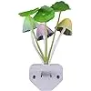 Sensor Led-nachtlampje, kleurveranderende plug-in LED Mushroom Dream Bed-lamp