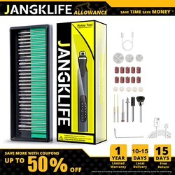 JANGKLIFE USB Cordless Rotary Tool Kit Woodworking Engraving Pen DIY For Jewelry Metal Glass Mini Wireless Drill