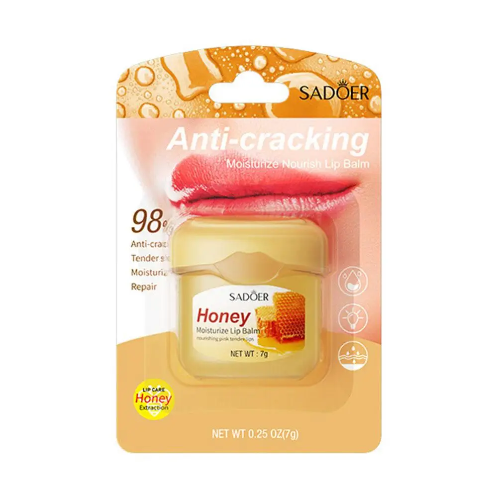 7g Lip Balm Moisturizing ลิปสติก Base Moisturizer Petroleum Plant Balm แต่งหน้า Anti-Cracking Natural Jelly Lip Lip Care Z3X5