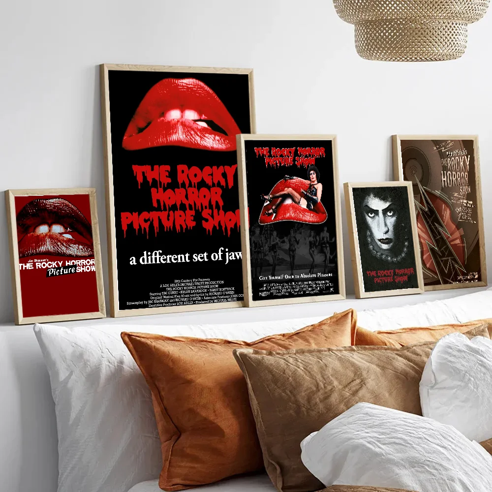 The Rocky Horror Picture Show Movie Anime Posters Sticky Waterproof Paper Sticker Coffee House Bar Kawaii Room Decor