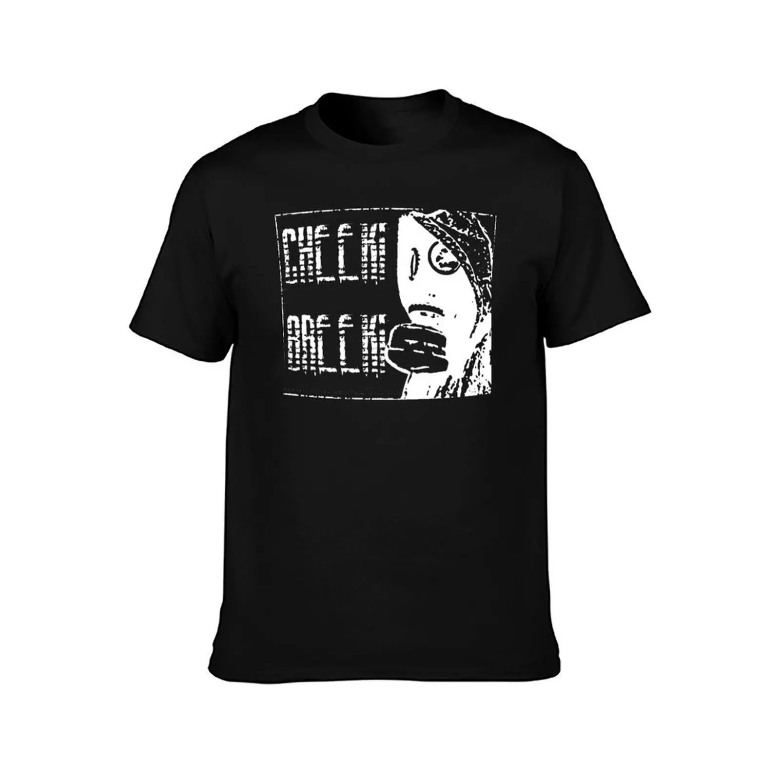 STALKER Cheeki Breeki Gritty Slav Tee (White) T-Shirt Summer Casual Cotton Tee, Unisex Men Women