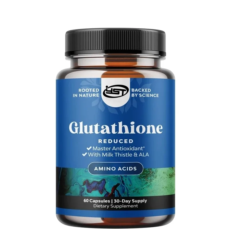 Reduced glutathione supplement containing glutamic acid - ALA alpha lipoic acid complex containing silymarin extract