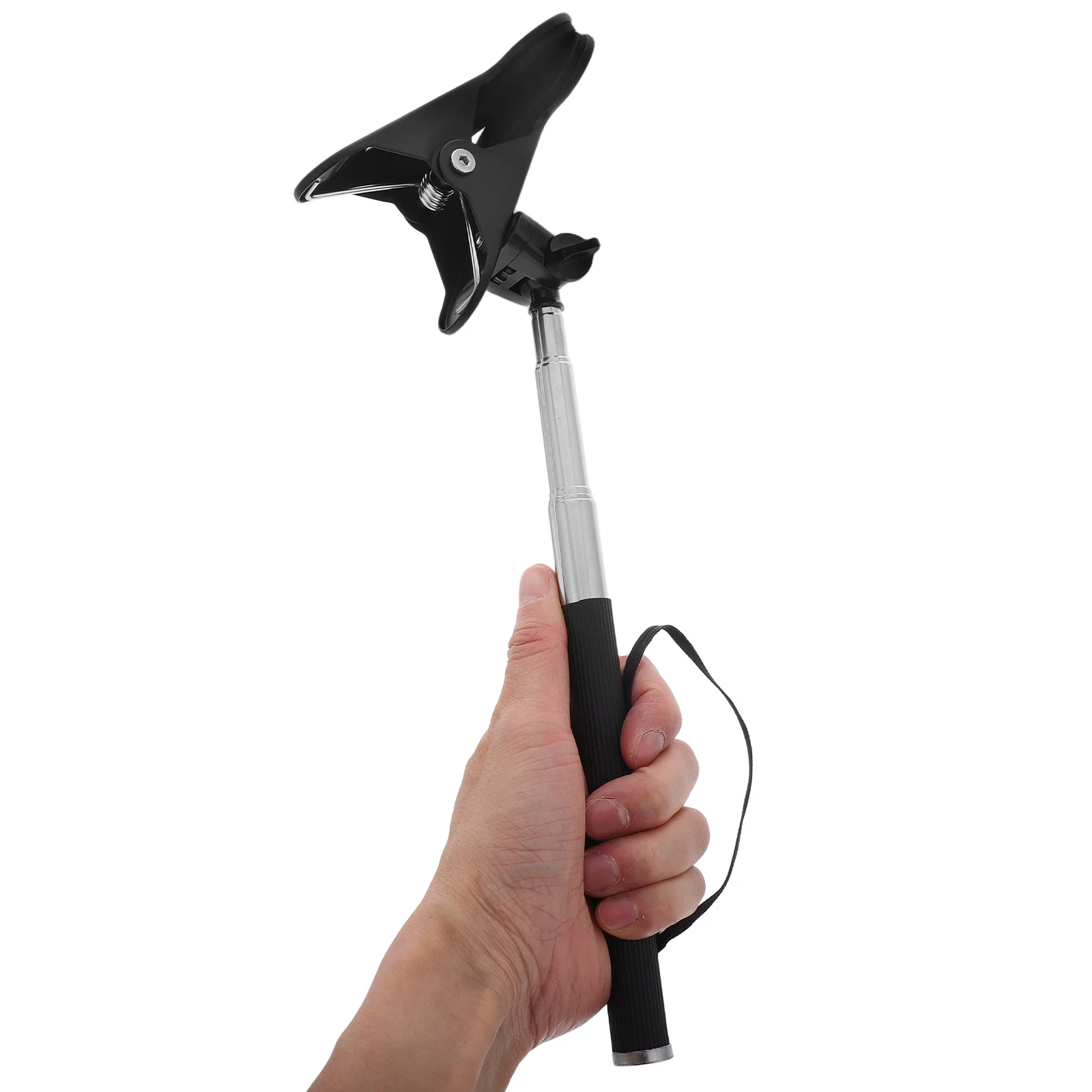 Handheld Adjustable Sign Holder Stainless Steel Easy Installation Removal Stable Display Tour Handheld Sign Holder
