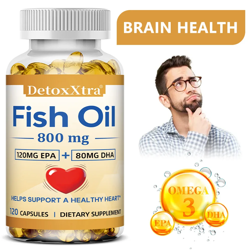 

Добавка с рыбьим жиром Omega 3 — DHA, EPA — здоровье суставов, глаз и кожи, повышает иммунитет, способствует здоровью мозга — 120 капсул