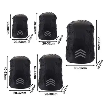 Copertura per zaino Copertura antipioggia per zaino riflettente impermeabile per visibilità notturna Protezione resistente ai raggi UV con strisce resistenti all'usura