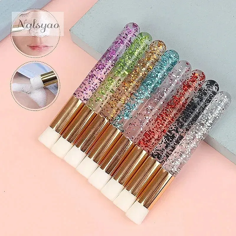 5PcS Professional Eyelash Extension Shampoo Cleaning Brush Shining Eye Lash Lift Foam Cleaner Brushes Nose Face Clean Tools