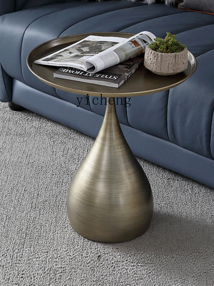 YY Simple Modern Living Room Coffee Table Small Table Household round Small Table  Style