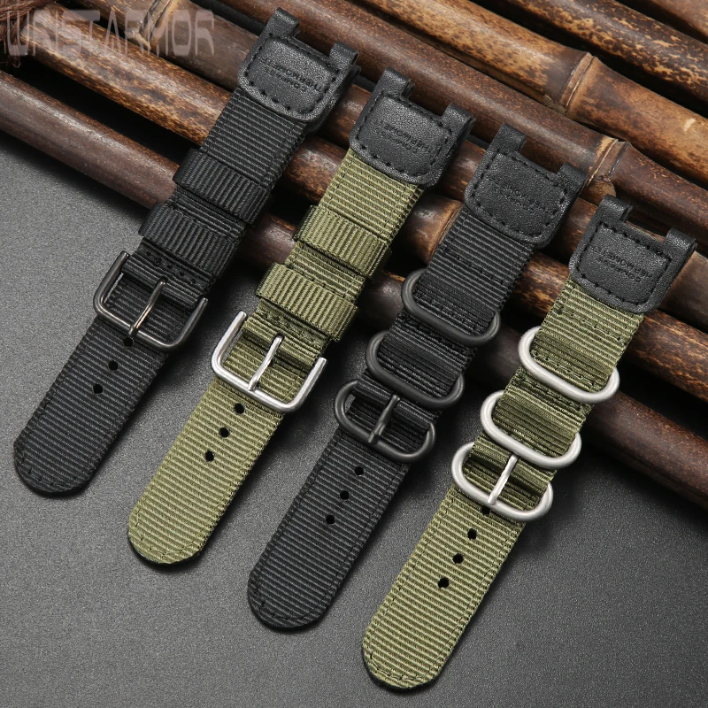 

Nylon Strap for Casio SGW100 SGW-100 Watch Band Replacement SGW-100-1V SGW-100-1VDF Sport Watchband Bracelet Including Bracket