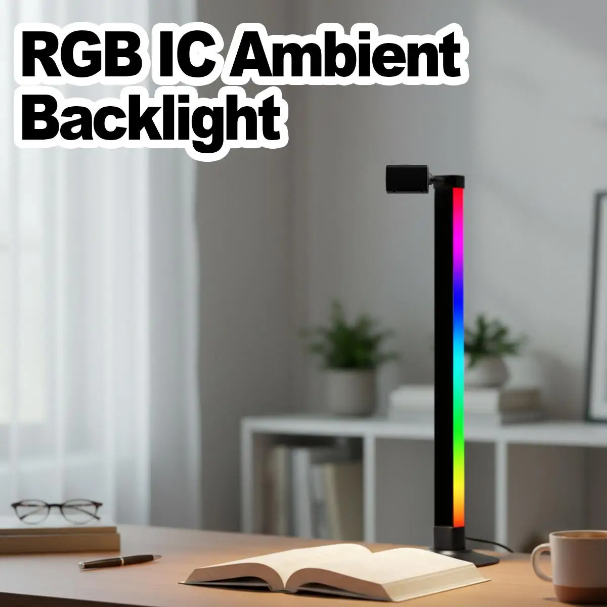 スマートライトバーled-rgb音楽リズム同期アプリケーション制御ゲーム環境照明デスクトップ装飾テレビモニターバックライトusbライト