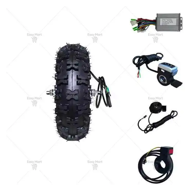 Powered Garden Wheelbarrow Conversion Kits 13inch Bruhsless Hub Motor Kits In Wheel Motor Parts