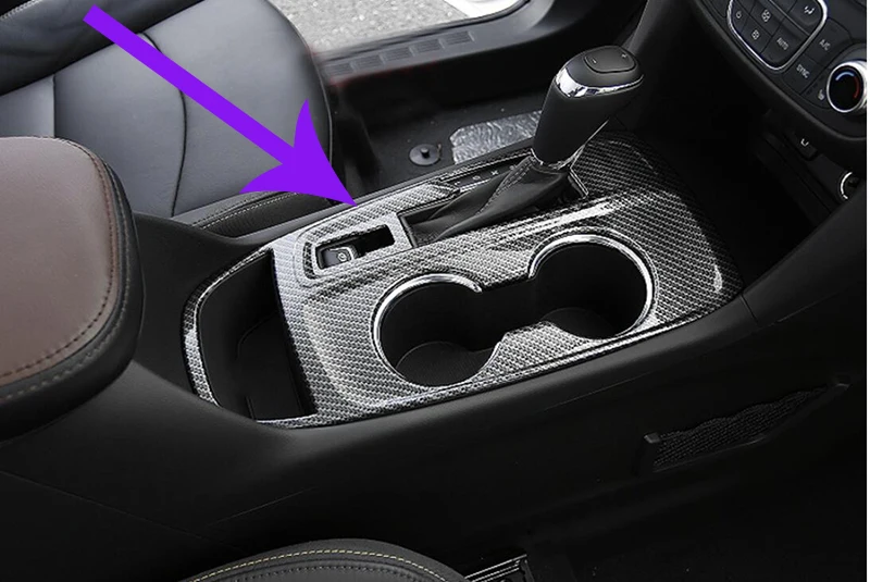 

Interior Gear Shift Box Cover Trim Panel Frame High Quality Car Styling Decorations fit for LHD Chevrolet Equinox 2017 2018