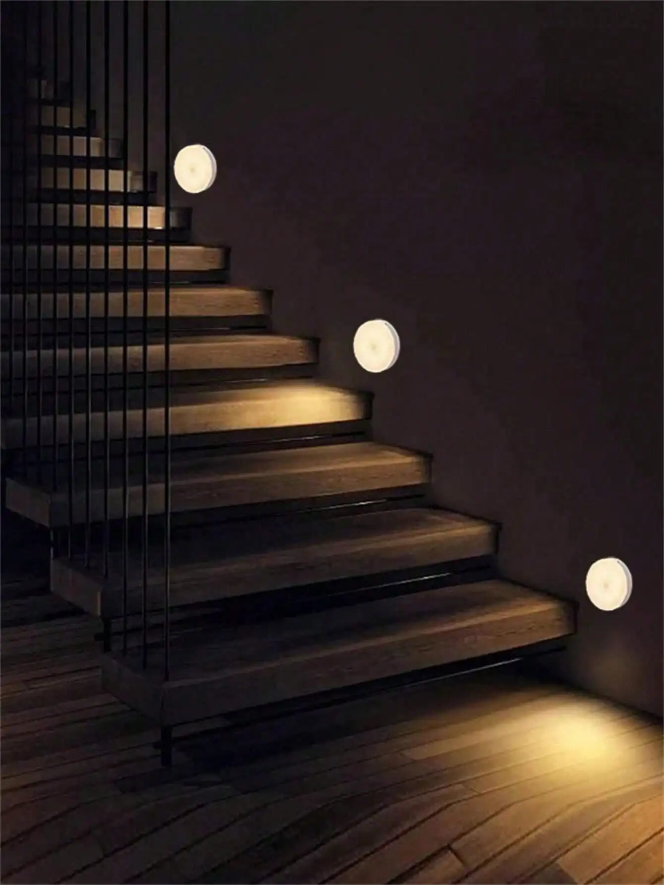 3-Color Smart Sensor Night Light, Auto On/Off with Motion & Daylight, Magnetic & Hanging, Perfect Gift for Home Safety