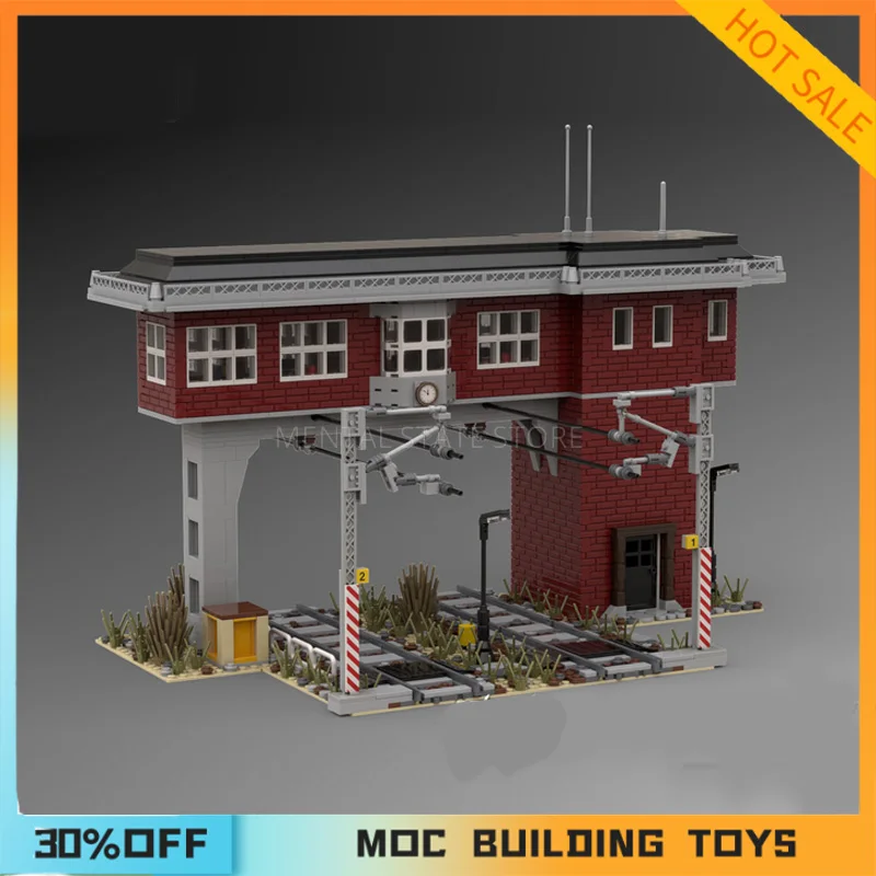 

1997PCS Customized MOC Interlocking plant / Signal box Model Building Blocks Technology Bricks DIY Creative Assembly Toys Gifts