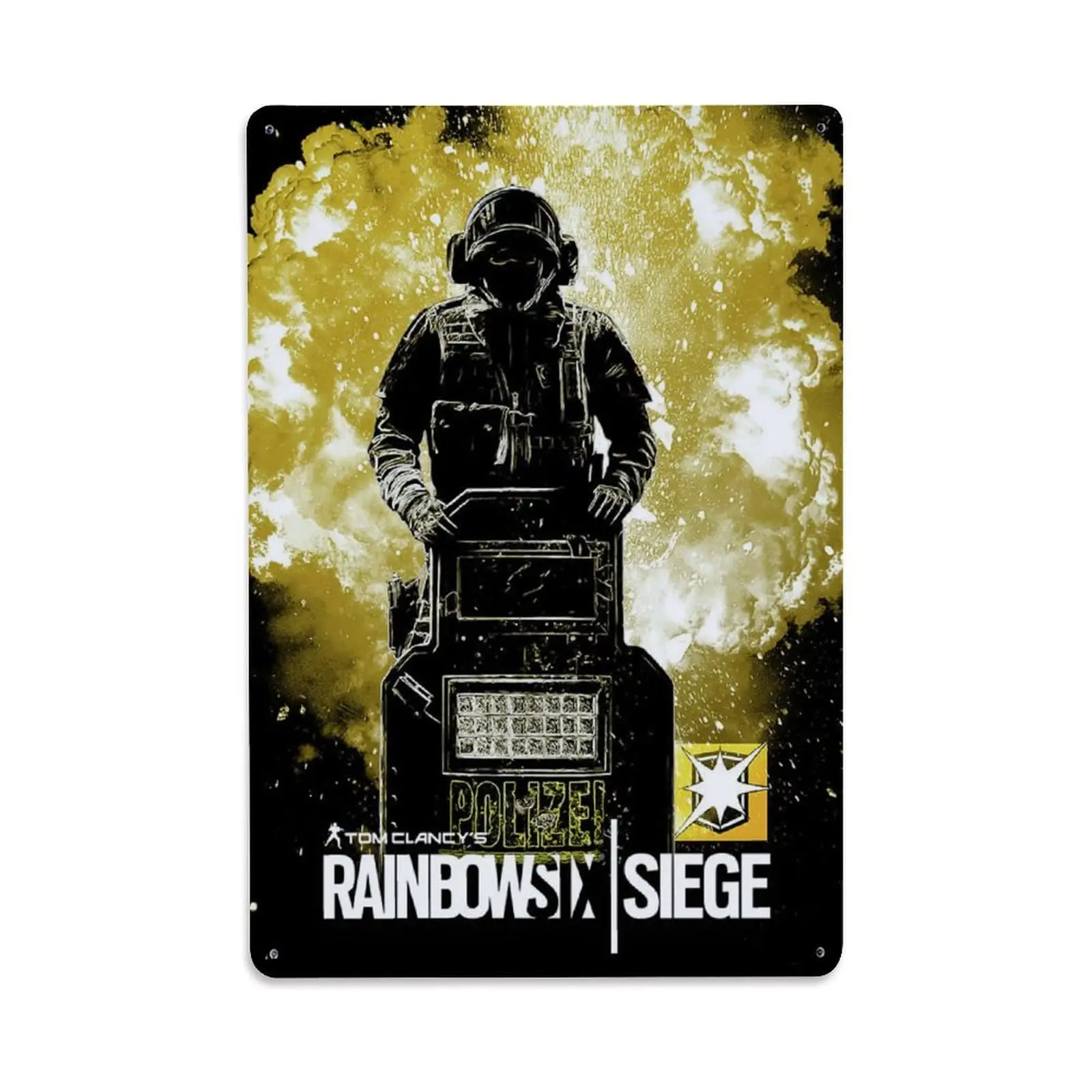 Vintage Rainbow Six Siege Blitz Aluminium Metal Tin Sign 12x16 Inch Home Plaque Poster Home Bar Pub Wall Are Decor New