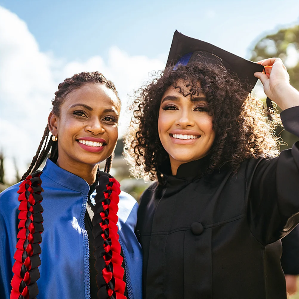 

2Pcs Graduation Honor Cord Lightweight Durable Decorative Ribbon for Bachelor Master Ceremony Graduation Ribbon Lei