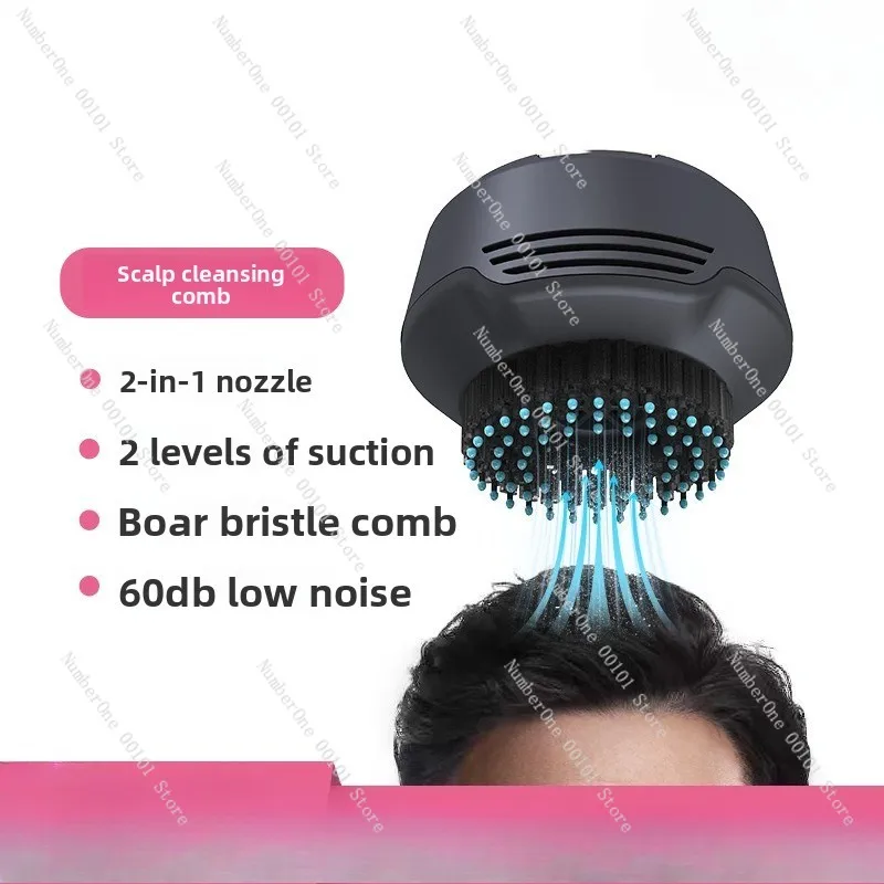 New Scalp Cleansing Comb: Bristle Brush Scalp Massager