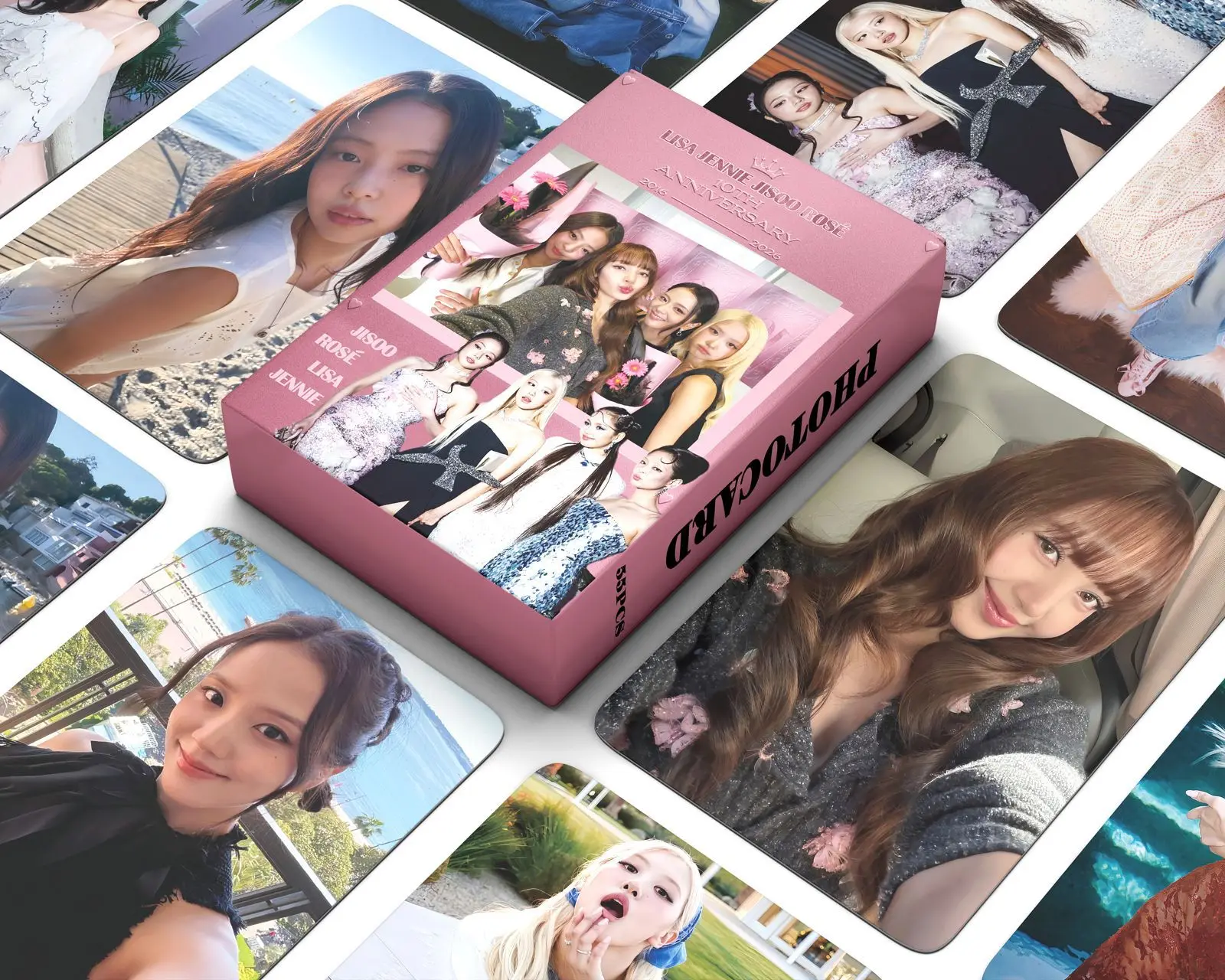 55PCS Single ALbum 10th Mini LOMO Card Photocards HD Fans Collection Cards Decorative Present Gifts