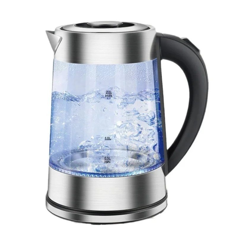 

Электрический чайник с двойными стенками, автоматическое отключение, 2 шт., дно из нержавеющей стали