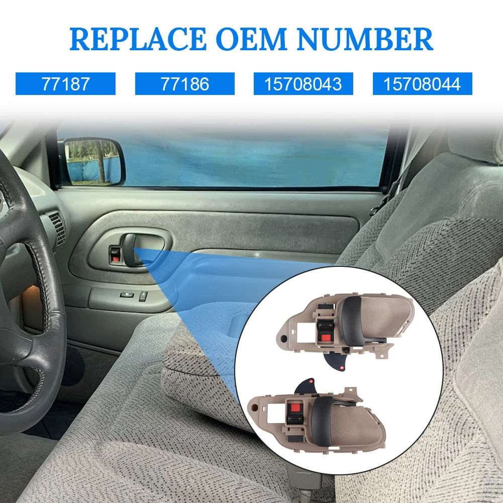 15708044 15708043 Interior Door Handle For Chevy Chevrolet Suburban 1995 1996 1997 1998 1999 2000 Inside Inner Car Accessories