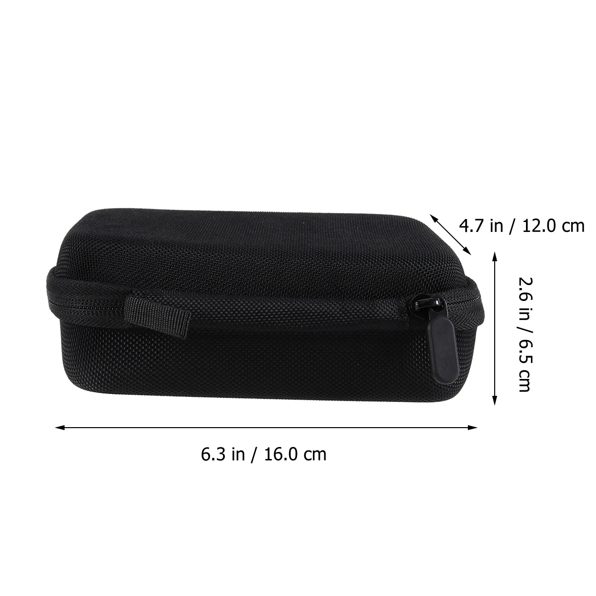 

Camera Storage Bag Small Size Black Portable with Strap Durable Compact Protective Carry Pouch Travel Home Accessories Bag