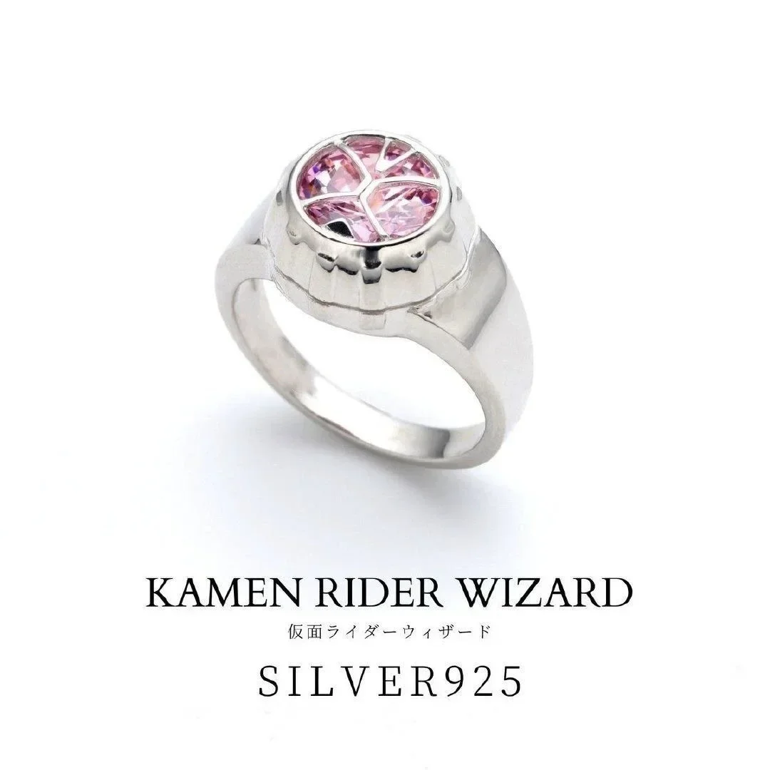 Anime figure Kamen Rider Wizard Last hope Ring Non fading Knight SILVER925 Ring Model Toy Gift