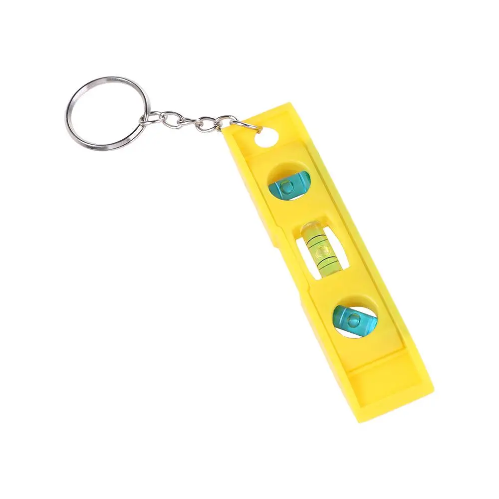 Lightweight Horizontal Measuring Tool with Keychain Mini Laser Level Strong Magnetic Gradient 3 Bubble Level Horizontal Ruler